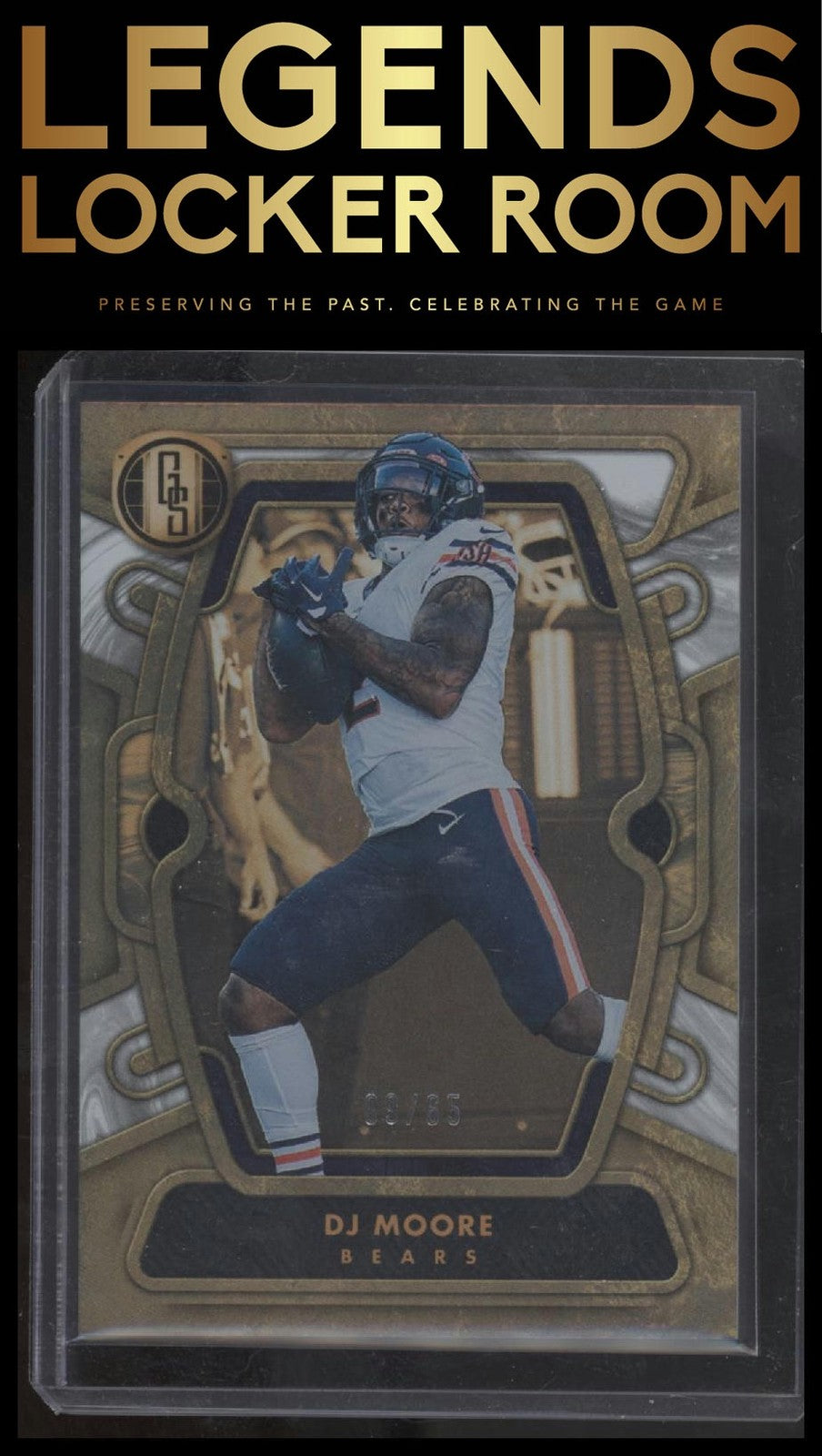 2024 Panini Gold Standard #15 DJ Moore White Gold #/65