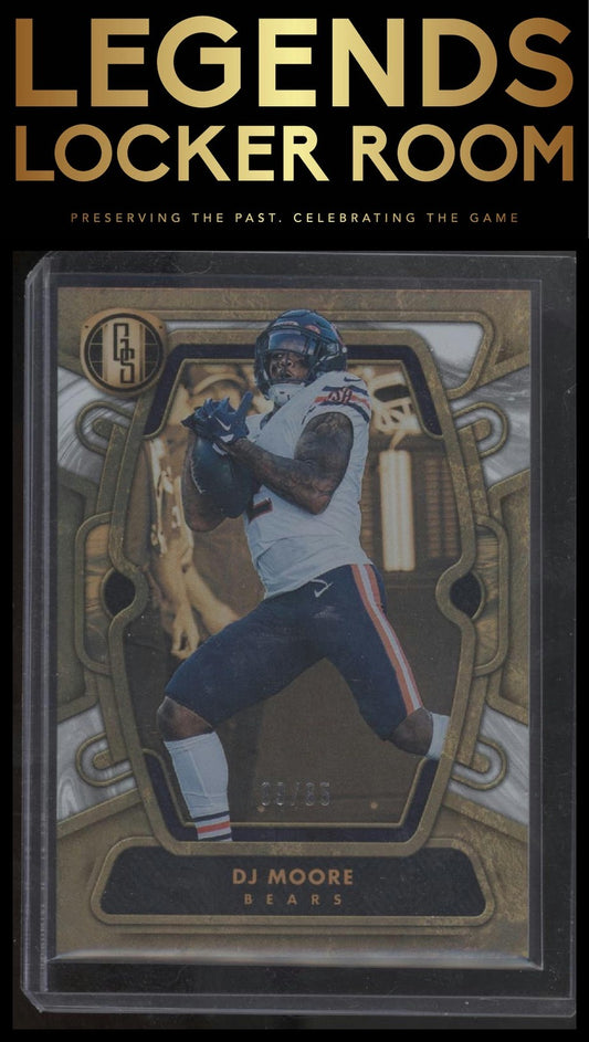 2024 Panini Gold Standard #15 DJ Moore White Gold #/65