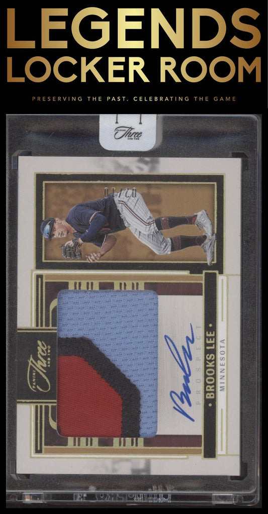 2024 Panini Three And Two BROOKS LEE /10 Three Color Patch
