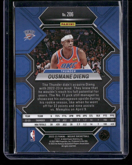 2022-23 Panini Mosaic #206 Ousmane Dieng