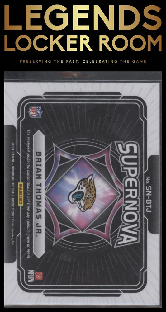 2024 Panini Obsidian - Supernova Swatches #10 Brian Thomas Jr.