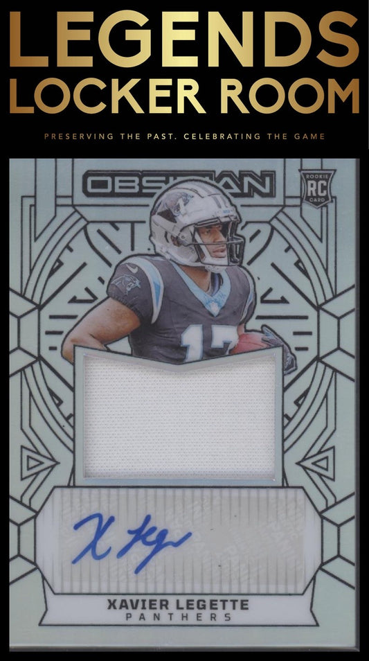 2024 Panini Obsidian Xavier Legette Rookie Jumbo Jersey Auto /99