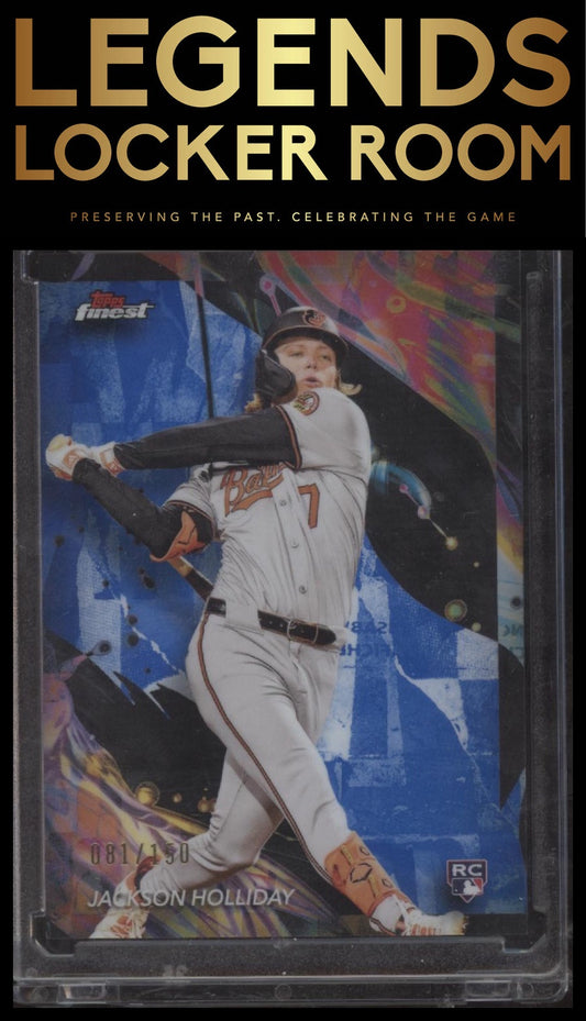 2024 Finest #162 Jackson Holliday Blue Refractors #/150