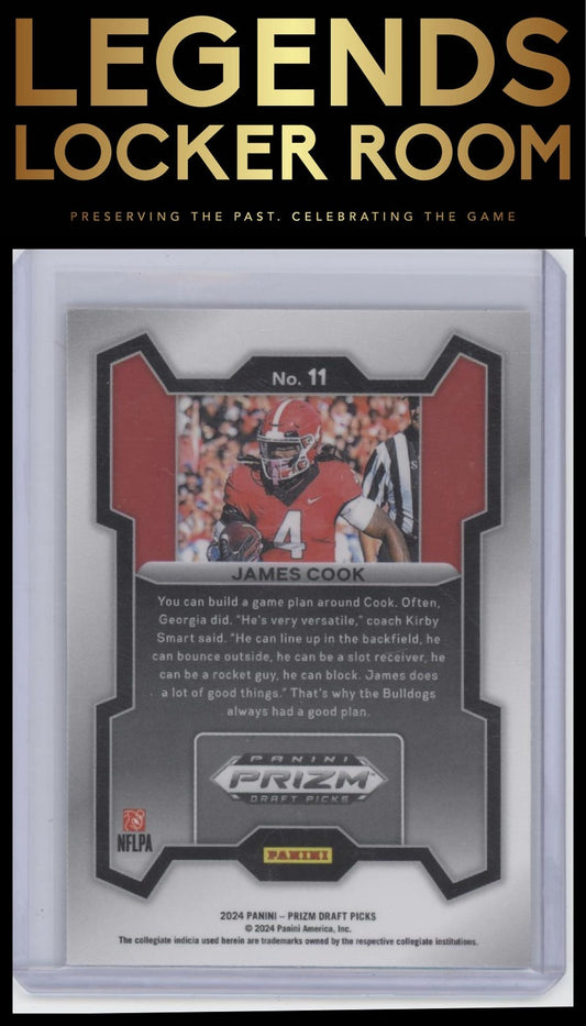 2024 Panini Prizm Draft Picks #11 James Cook
