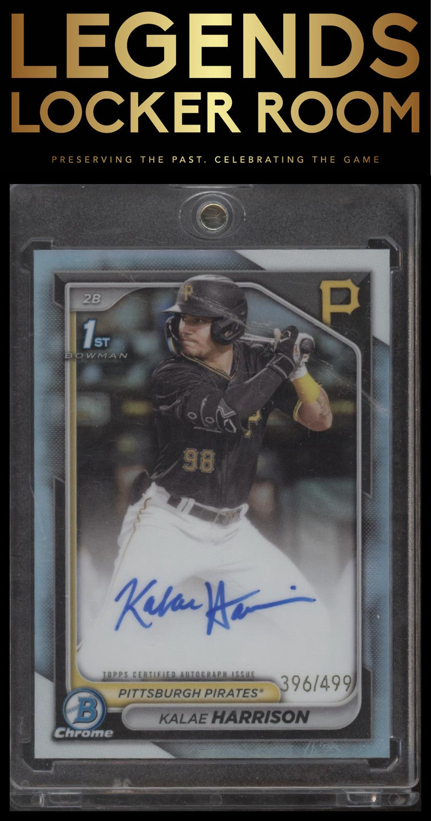 2024 Bowman Chrome #CPA-KH Kalae Harrison Prospects Autographs Refractors #/499