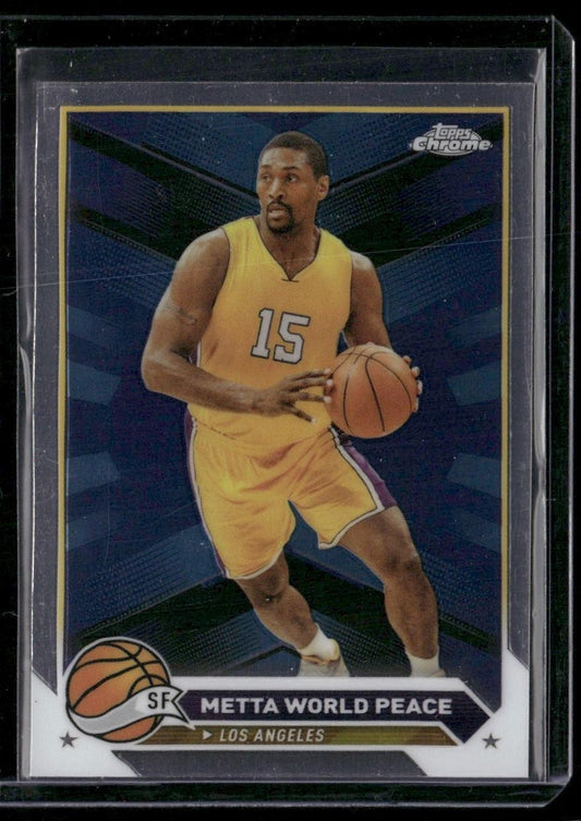 2023-24 Topps Chrome #13 Metta World Peace