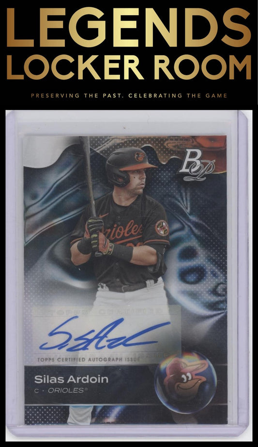 2023 Bowman Platinum #TOP-88 Silas Ardoin Top Prospects Autographs