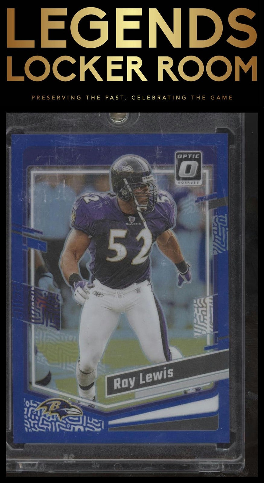 2023 Donruss Optic #17 Ray Lewis Blue #/199