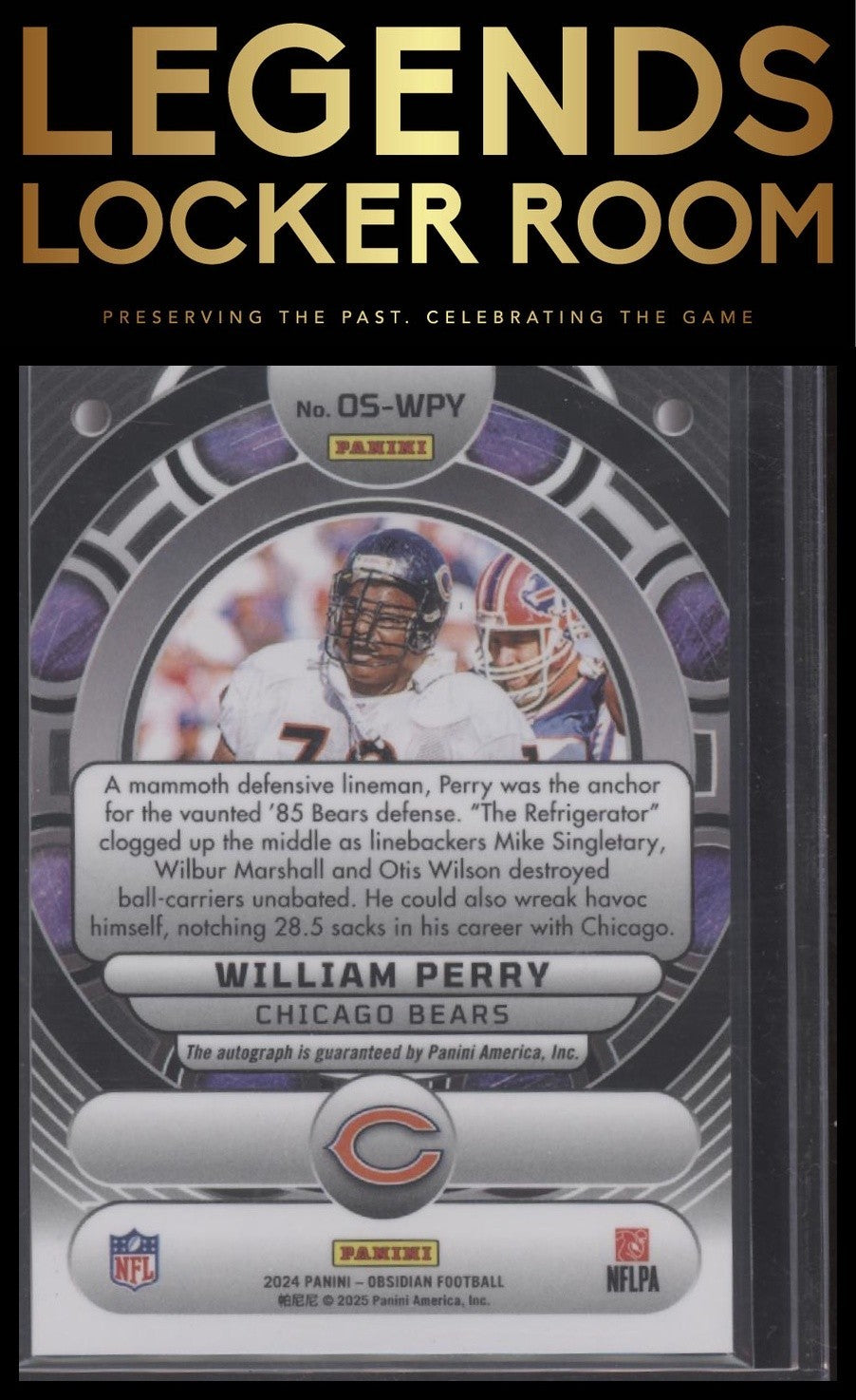2024 Panini Obsidian - Orbital Signatures #OS-WPY William Perry