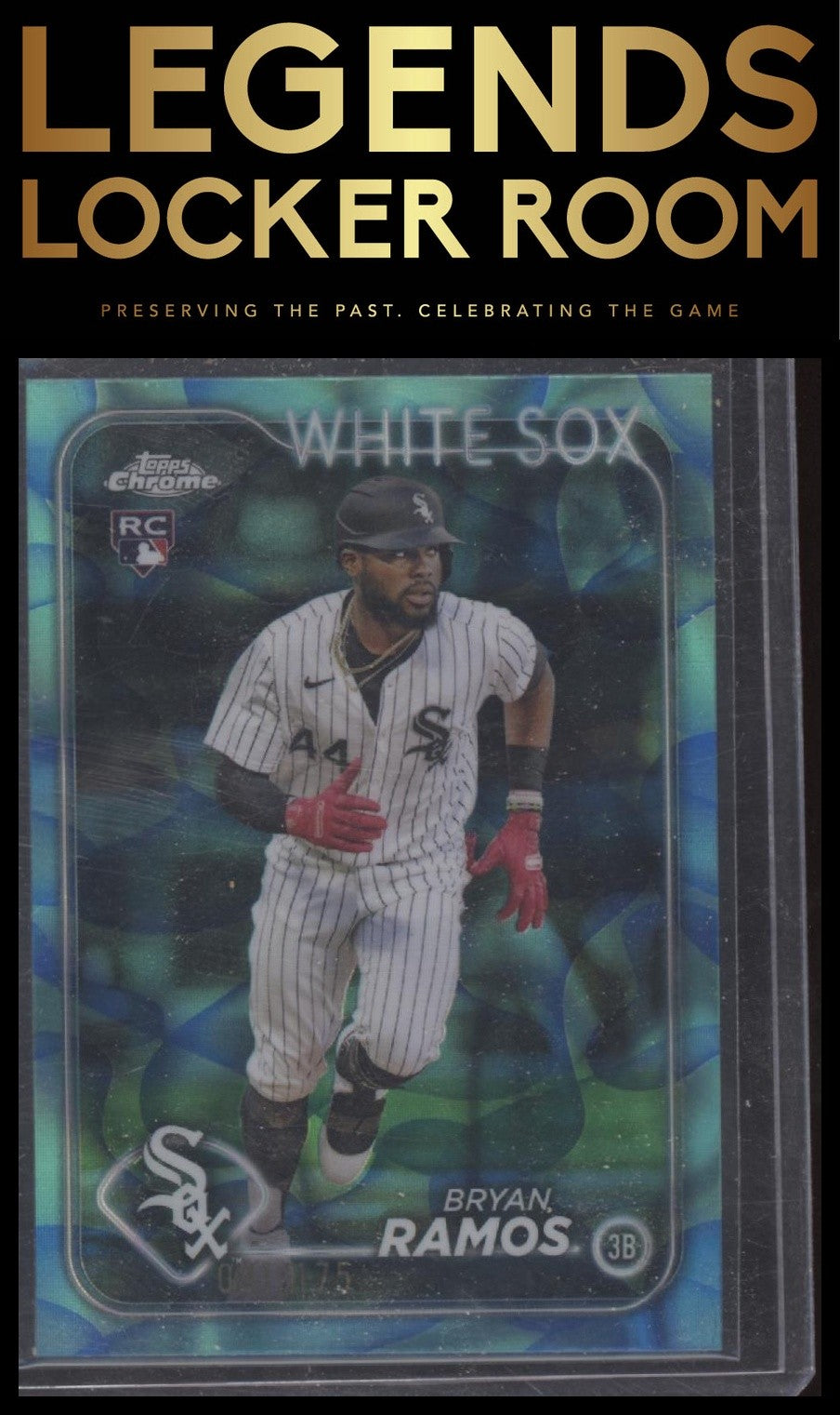 2024 Topps Chrome Update Bryan Ramos Aqua/Blue Lava Lamp Refractors /175