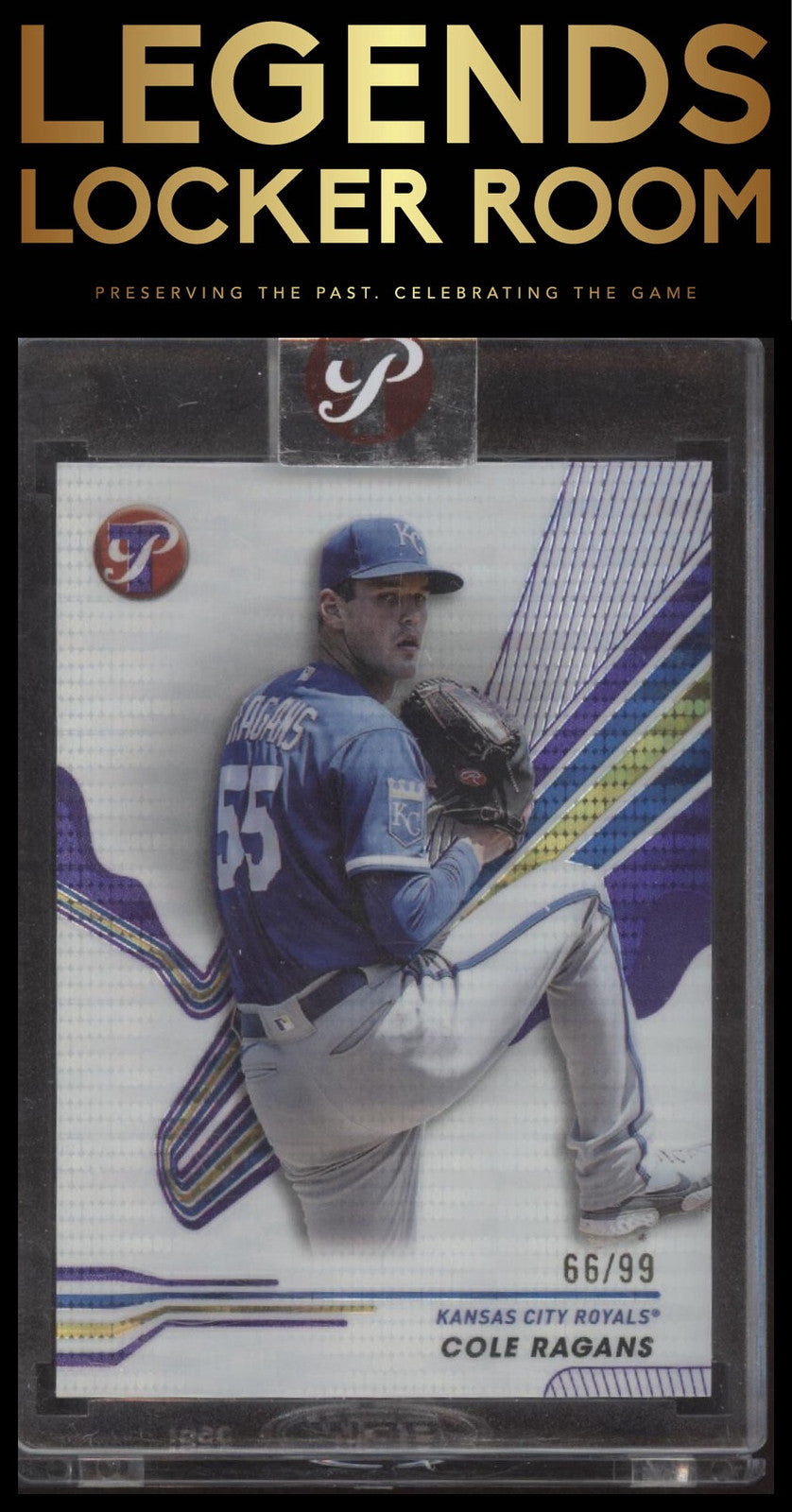 2024 Topps Pristine #183 Cole Ragans Purple Refractors #/99