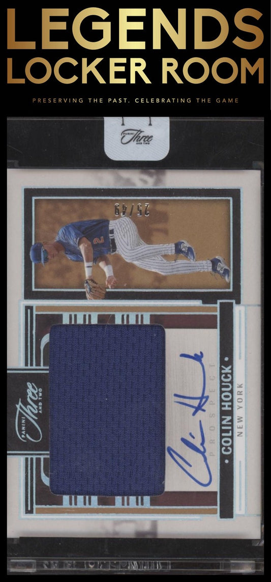 2024 Panini Three And Two Colin Houck Prospect Jersey Autograph /49