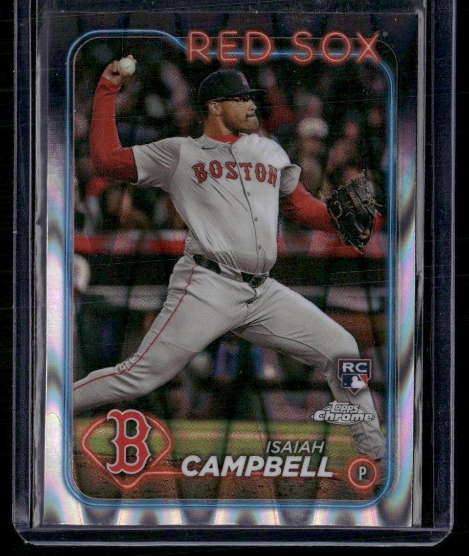 2024 Topps Chrome #76 Isaiah Campbell Raywave Refractors