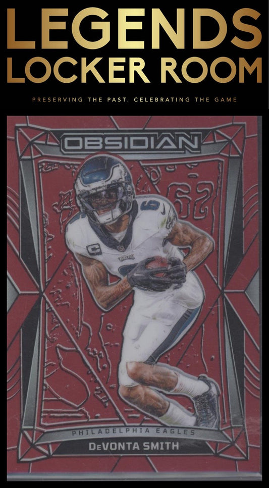 2024 Panini Obsidian #160 DeVonta Smith Red /49