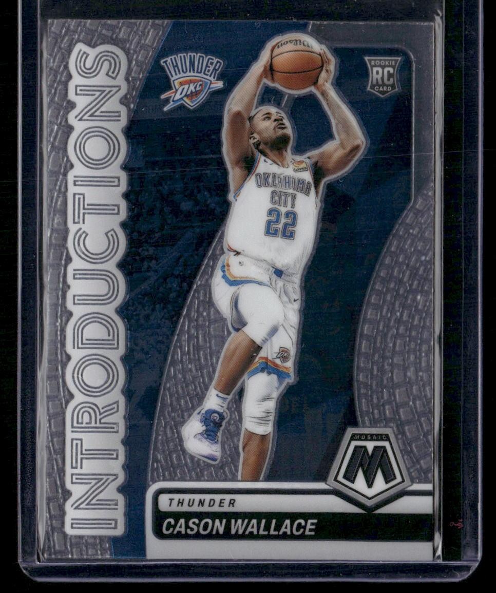2023-24 Panini Mosaic #9 Cason Wallace Introductions