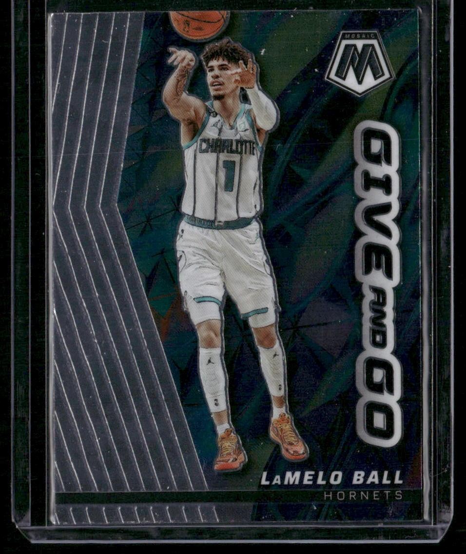 2022-23 Panini Mosaic #1 LaMelo Ball Give and Go