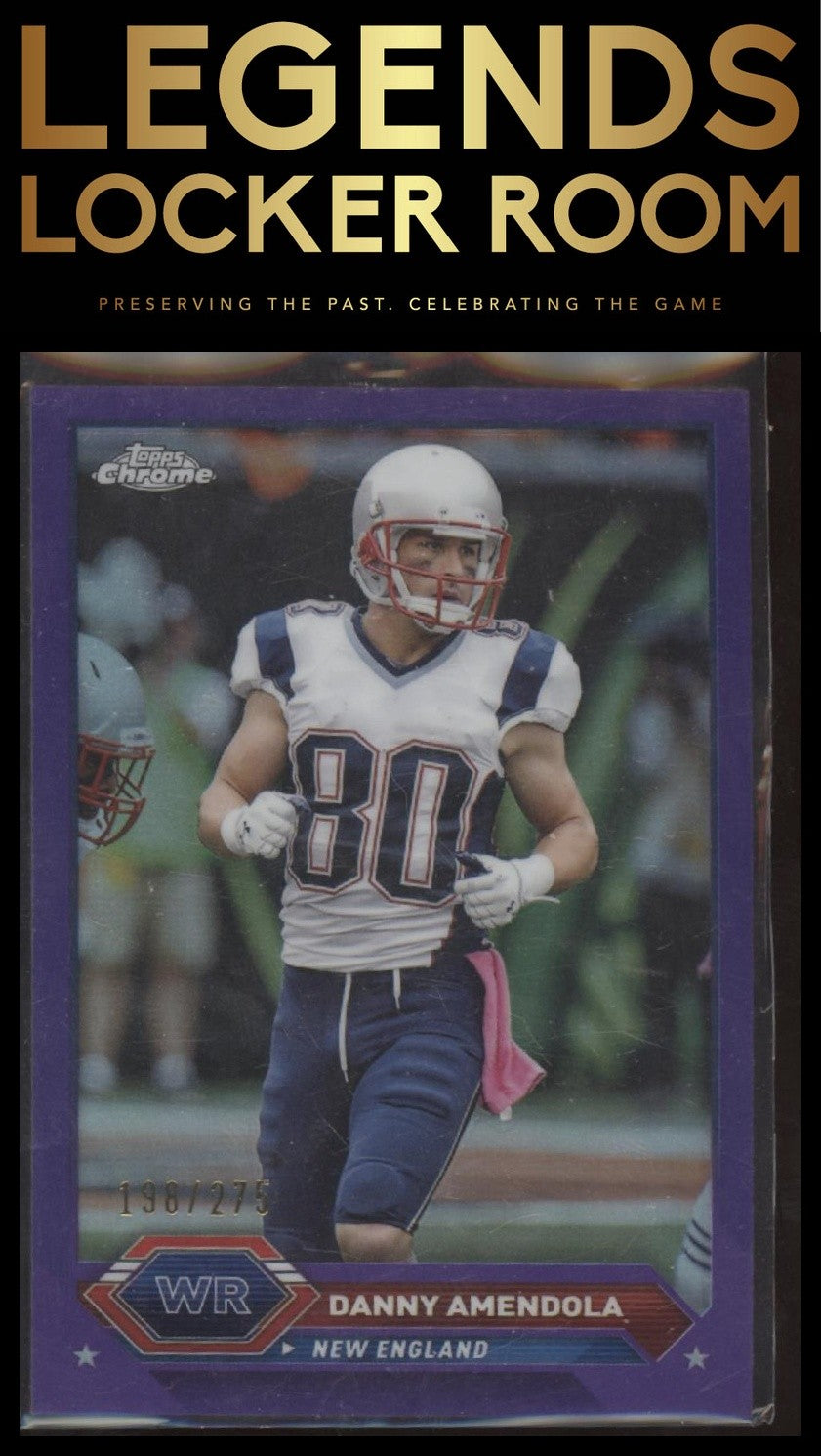 2023 Topps Composite #41 Danny Amendola Topps Chrome Purple Refractor #/275