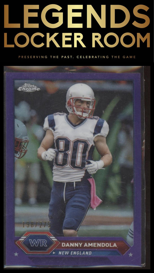 2023 Topps Composite #41 Danny Amendola Topps Chrome Purple Refractor #/275