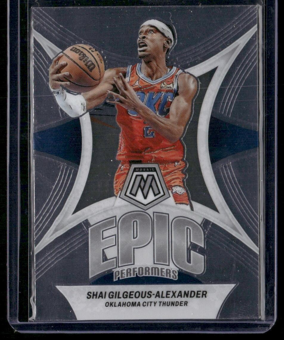 2023-24 Panini Mosaic #1 Shai Gilgeous-Alexander Epic Performers