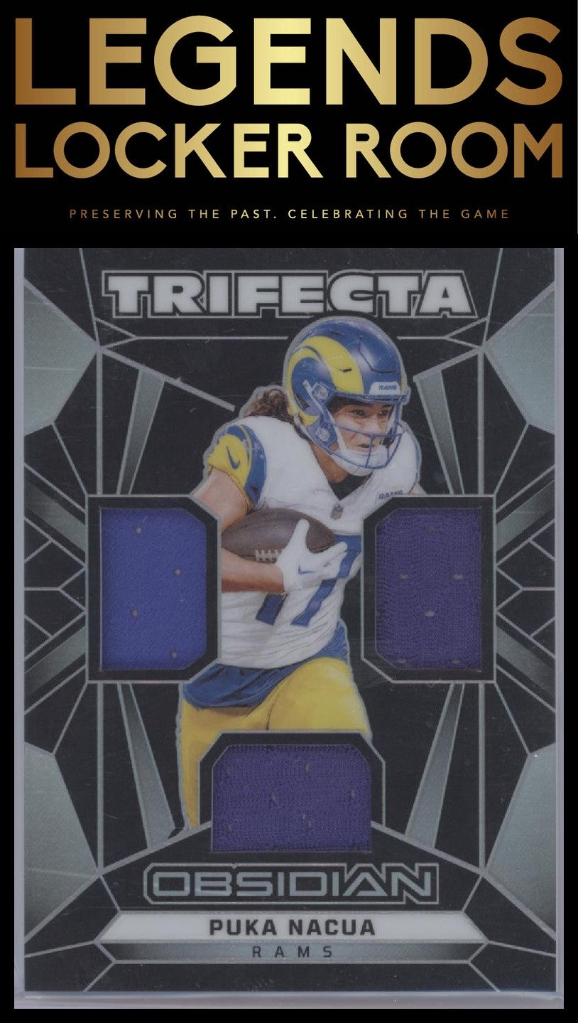 2024 Panini Obsidian - Trifecta Swatches #34 Puka Nacua