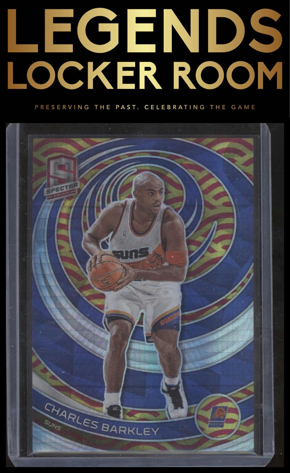 2022-23 Panini Spectra #25 Charles Barkley Asia Red and Yellow #/75