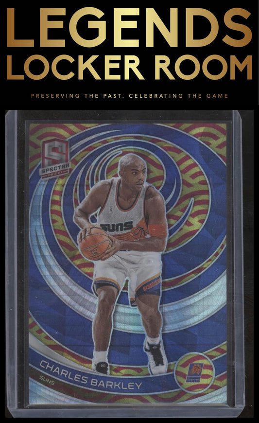 2022-23 Panini Spectra #25 Charles Barkley Asia Red and Yellow #/75