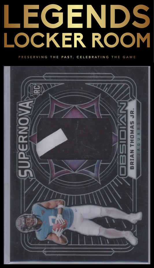 2024 Panini Obsidian - Supernova Swatches #10 Brian Thomas Jr.
