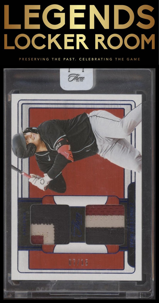 2024 Panini Three And Two Ivan Melendez Dual Patch /15 Arizona #PDJ-IM