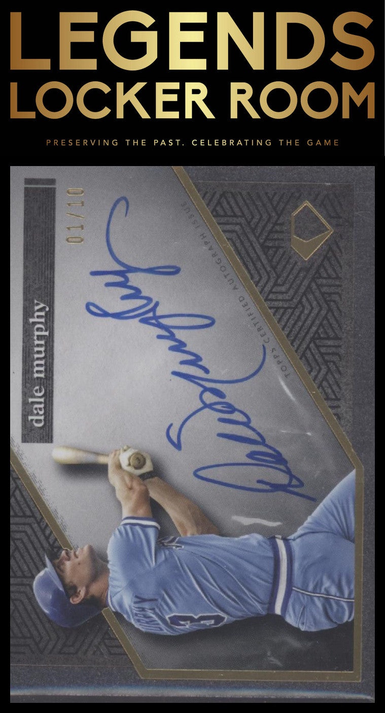 2024 Topps Diamond Icons #AC-DMU Dale Murphy Autographs Black #/10