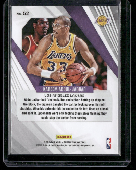 2023-24 Panini Phoenix #52 Kareem Abdul-Jabbar