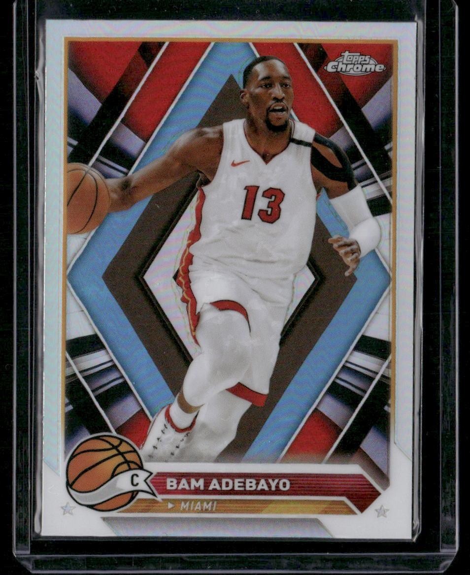 2023-24 Topps Chrome #99 Bam Adebayo Refractors
