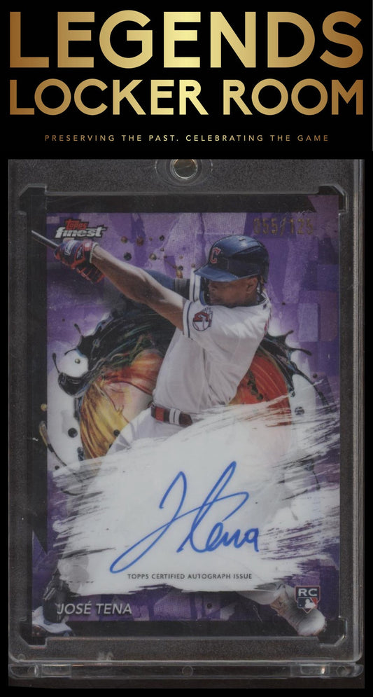 2024 Finest #FA-JT José Tena Finest Autographs Purple Refractors #/125