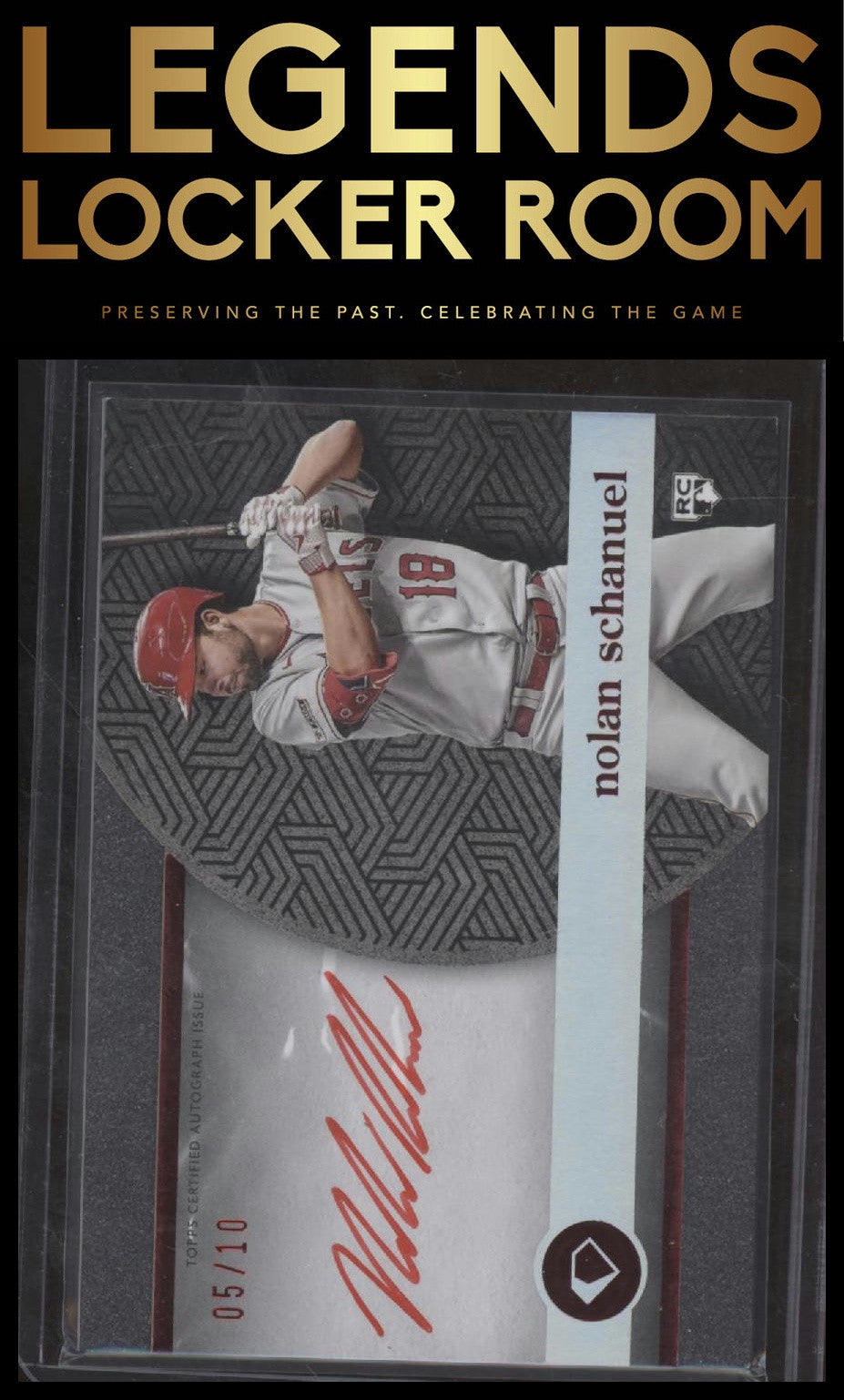 2024 Topps Diamond Icons Nolan Schanuel White Polychromatink Black Red Ink #/10