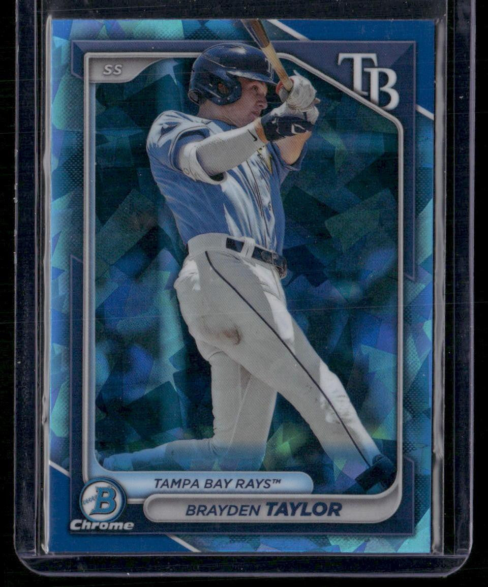 2024 Bowman Chrome Sapphire #BCP-99 Brayden Taylor Prospects