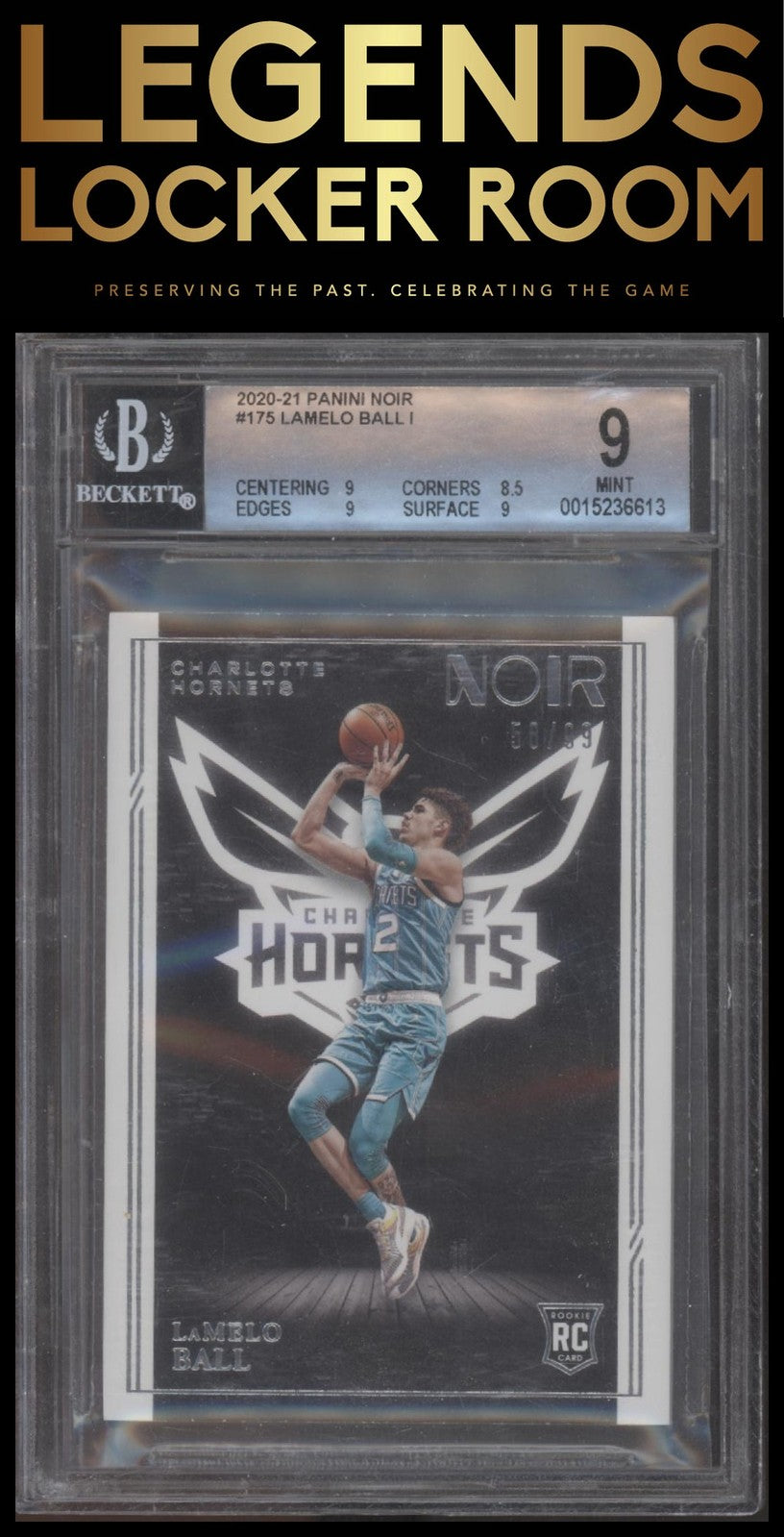 2020-21 Panini Noir #175 LaMelo Ball BGS 9 #/99