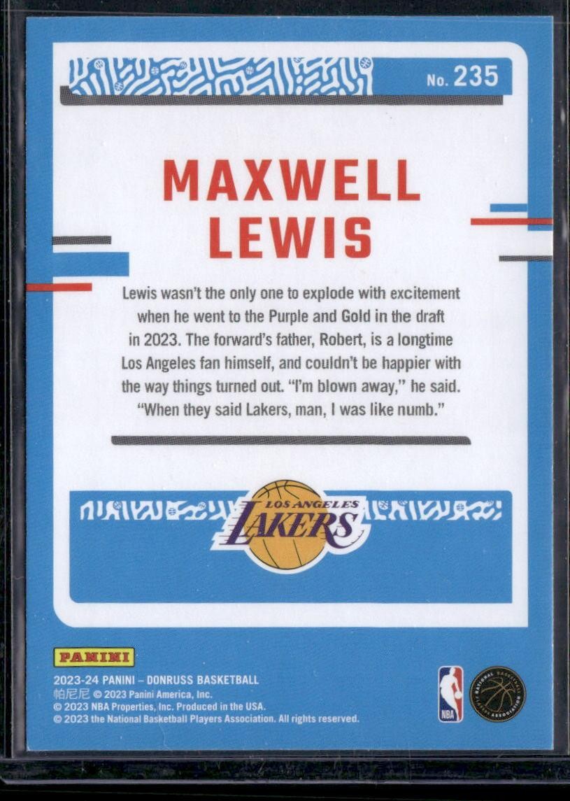 2023-24 Donruss #235 Maxwell Lewis