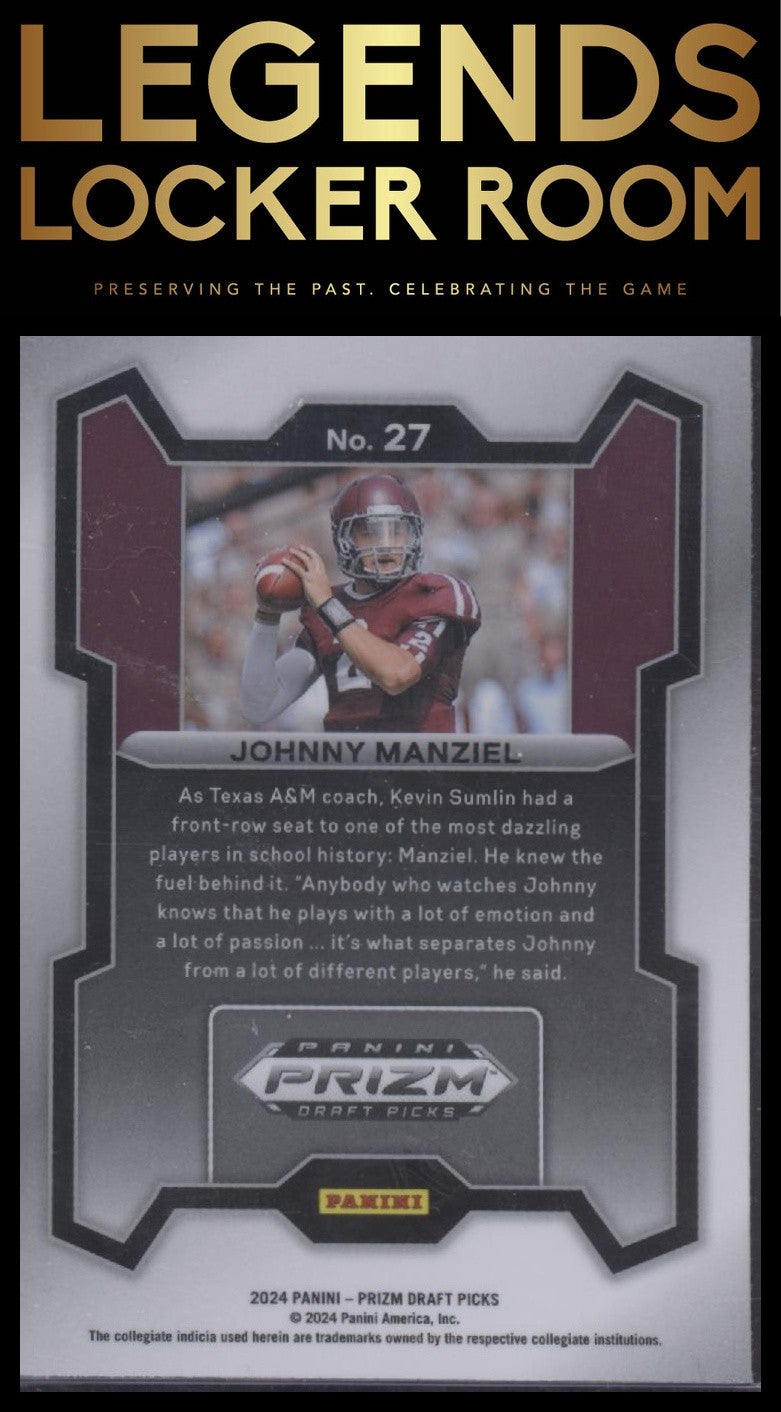 2024 Panini Prizm Draft Picks #27 Johnny Manziel