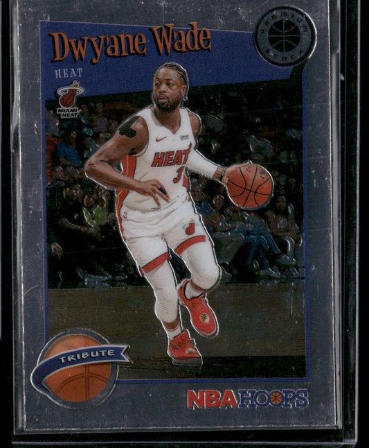 2019-20 Hoops Premium Stock #287 Dwyane Wade