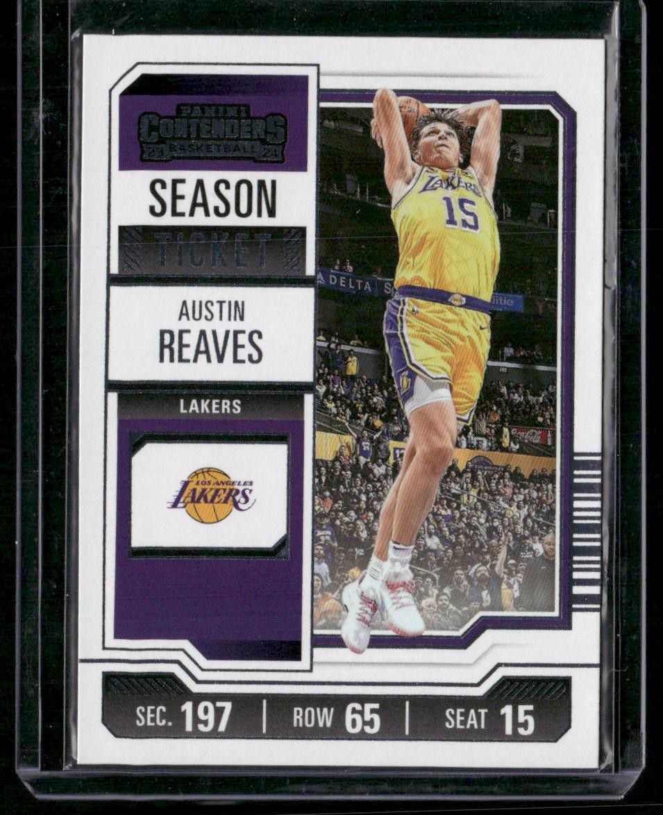 2023-24 Panini Contenders #15 Austin Reaves Season Ticket Retail