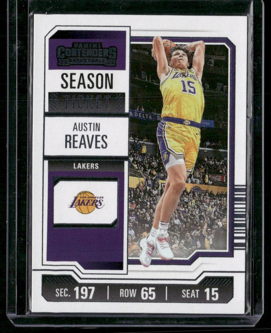 2023-24 Panini Contenders #15 Austin Reaves Season Ticket Retail