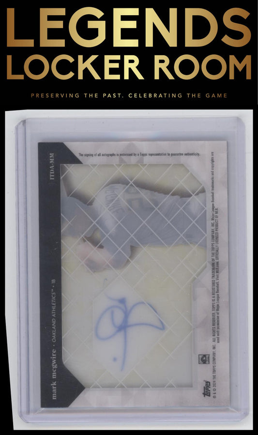 2024 Topps Diamond Icons Mark McGwire Icons of the Diamond Autographs #/10