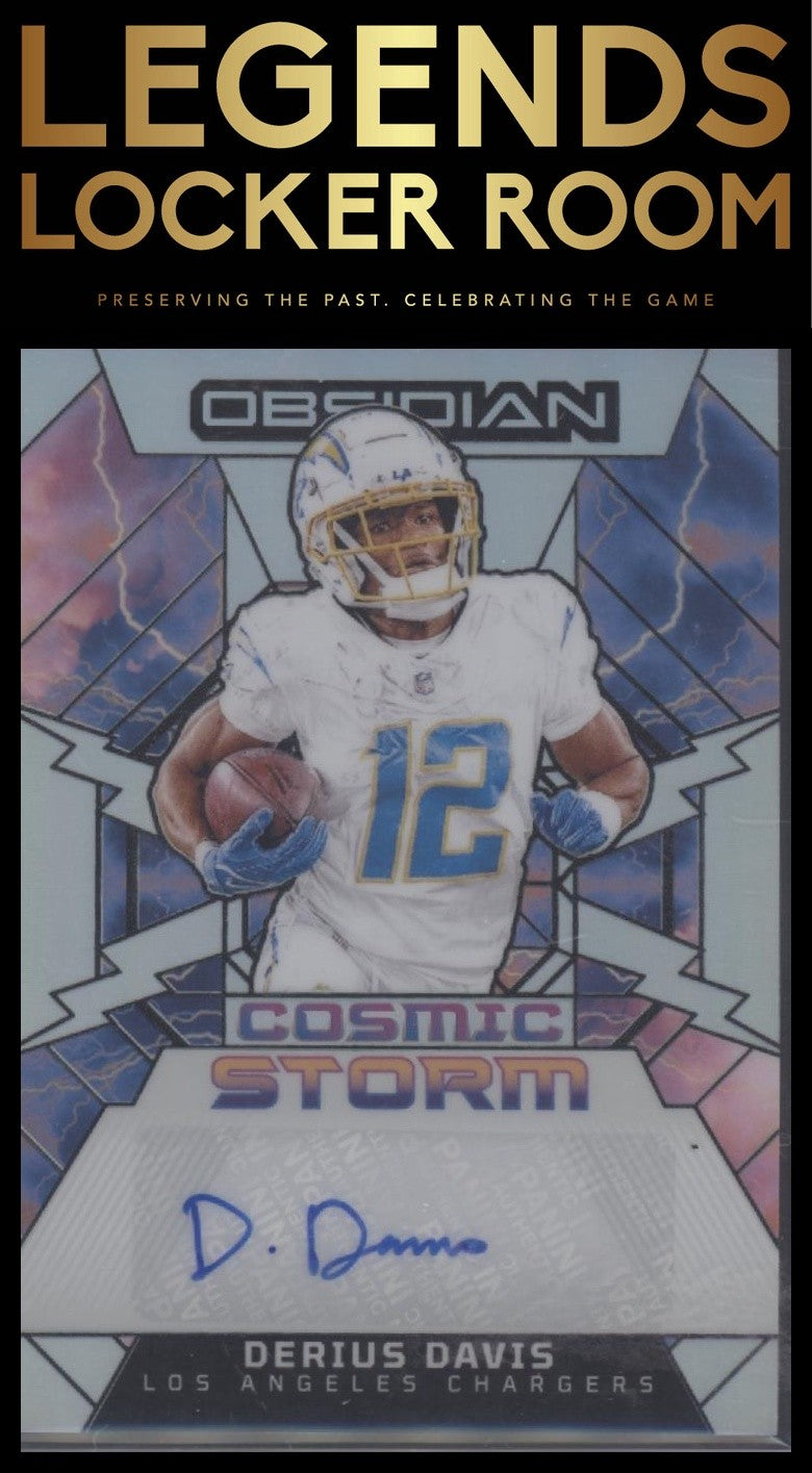2024 Panini Obsidian Derius Davis Cosmic Storm /99