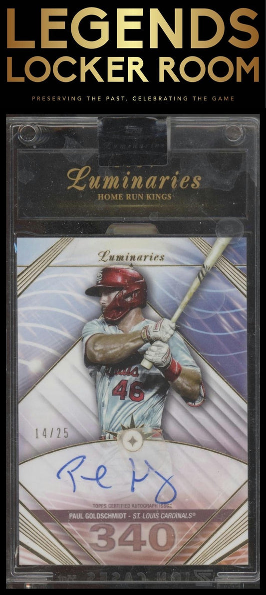 2024 Topps Luminaries Home Run Kings Auto Paul Goldschmidt /25