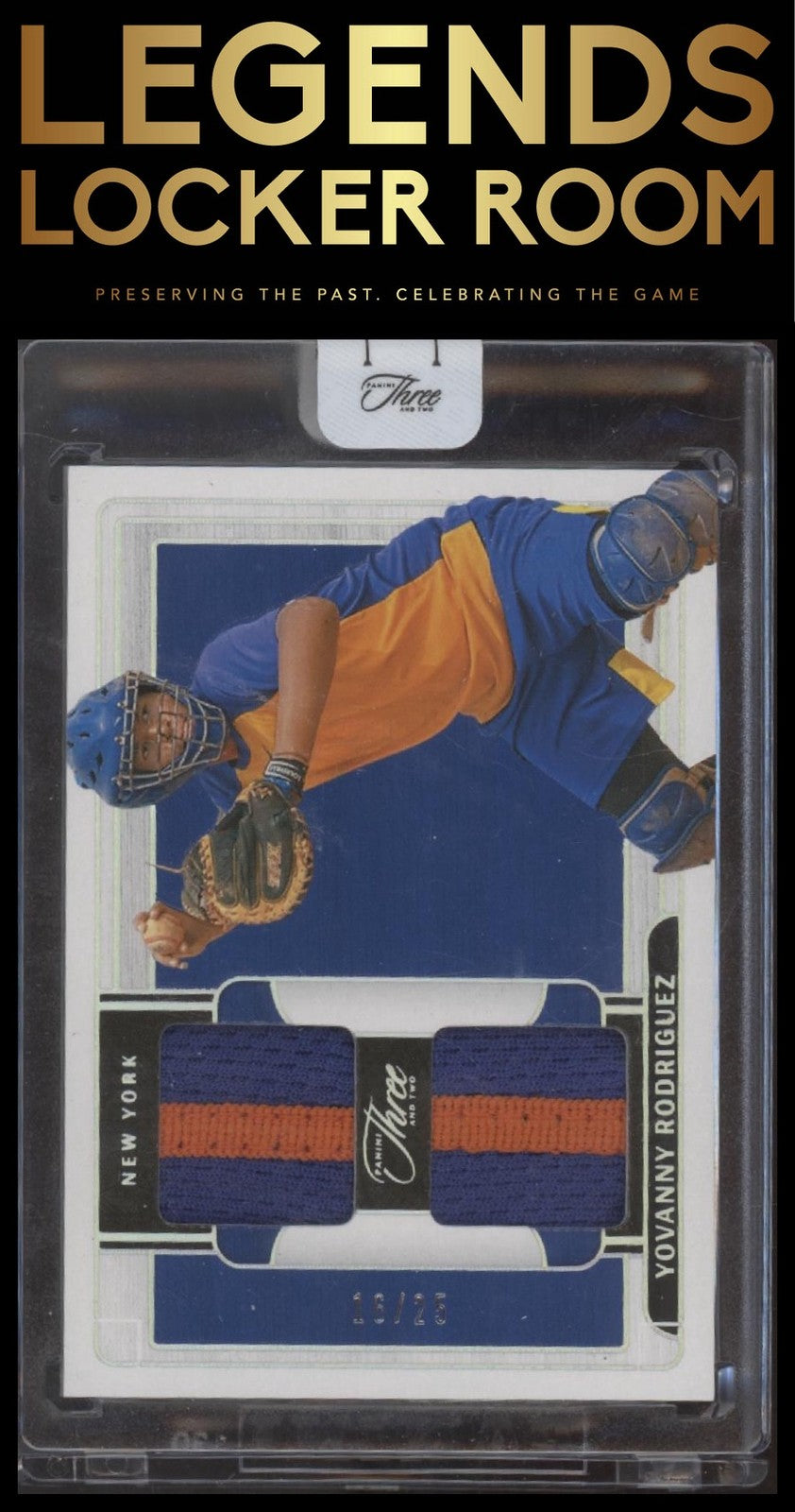 Panini Three and Two #PDJ-YR Yovanny Rodriguez