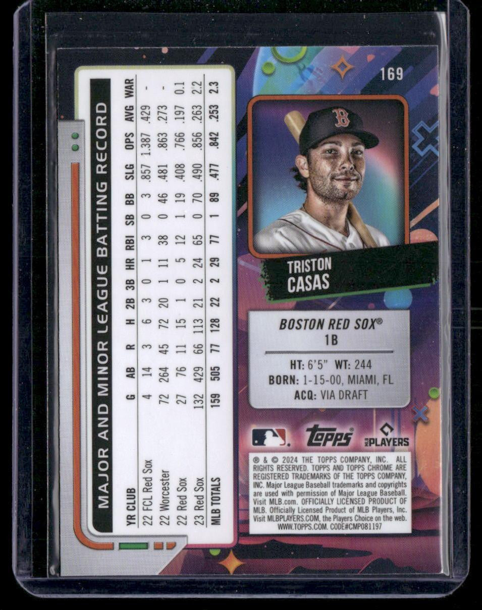 2024 Topps Chrome Cosmic #169 Triston Casas