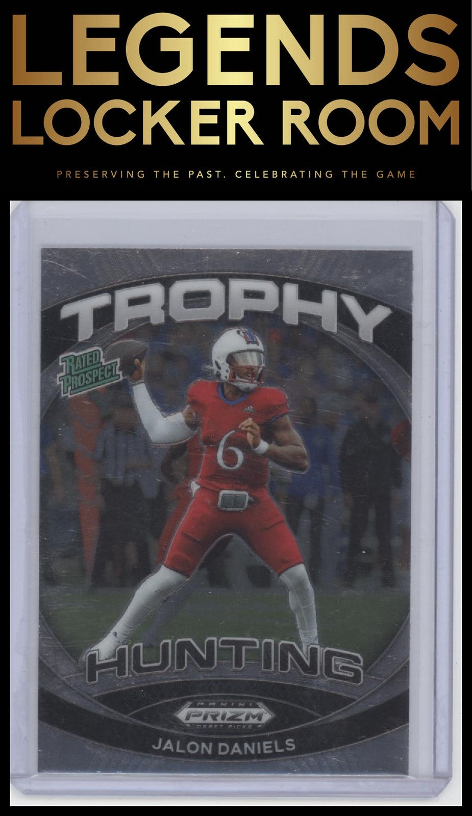 2024 Panini Prizm Draft Picks #TH-JDS Jalon Daniels Trophy Hunting