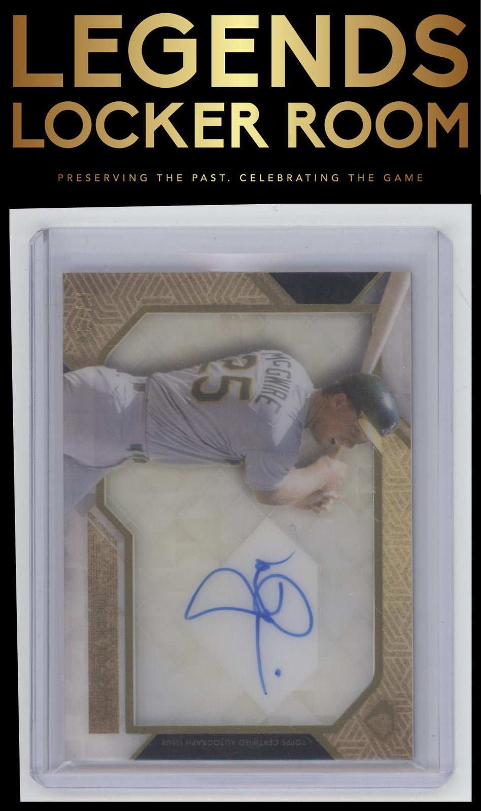 2024 Topps Diamond Icons Mark McGwire Icons of the Diamond Autographs #/10