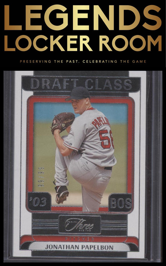 2024 Panini Three and Two #8 Jonathan Papelbon Draft Class #/99