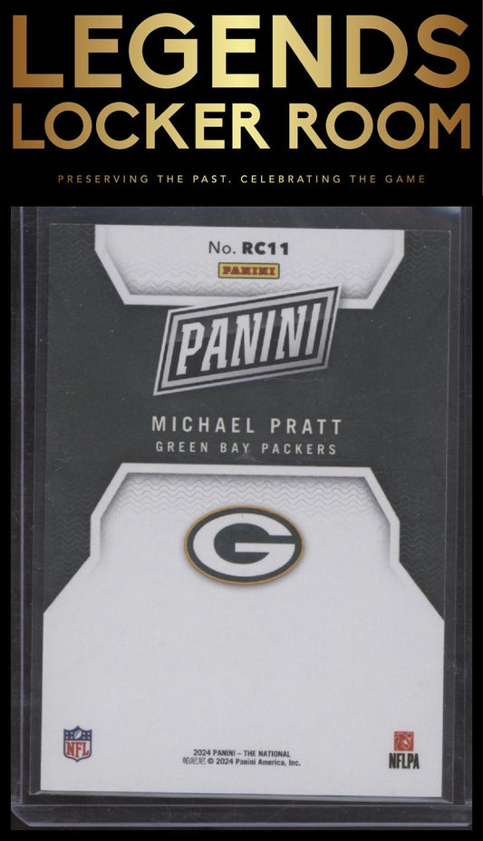 2024 Panini National Sports Michael Pratt Rookies Red #/99