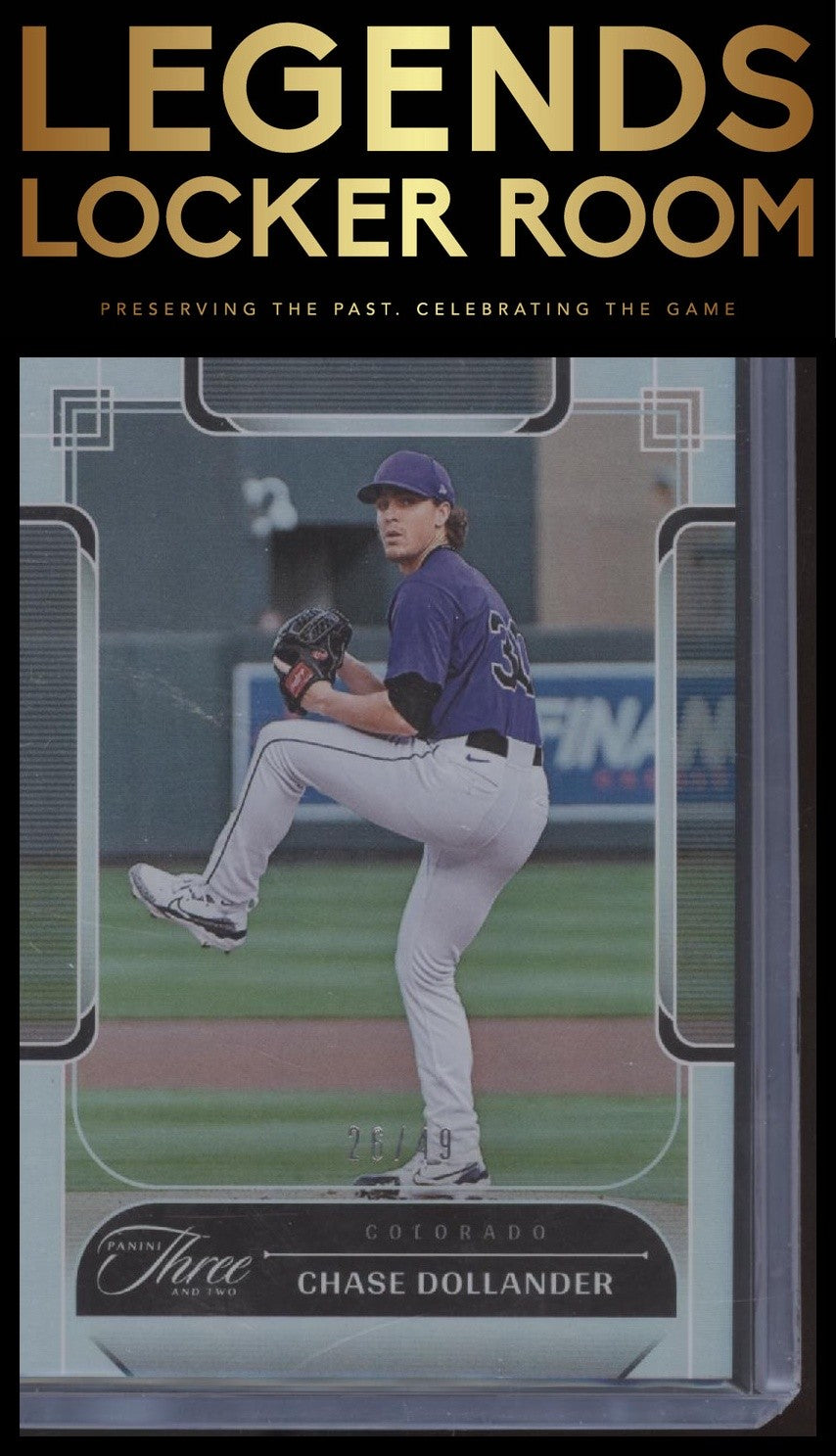 2024 Panini Three and Two #88 Chase Dollander Holo Silver #/49